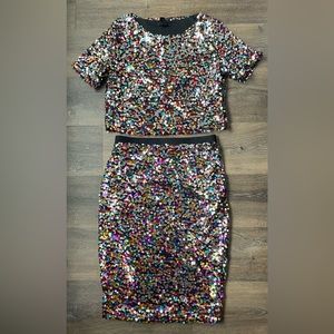 2 piece sequin set!